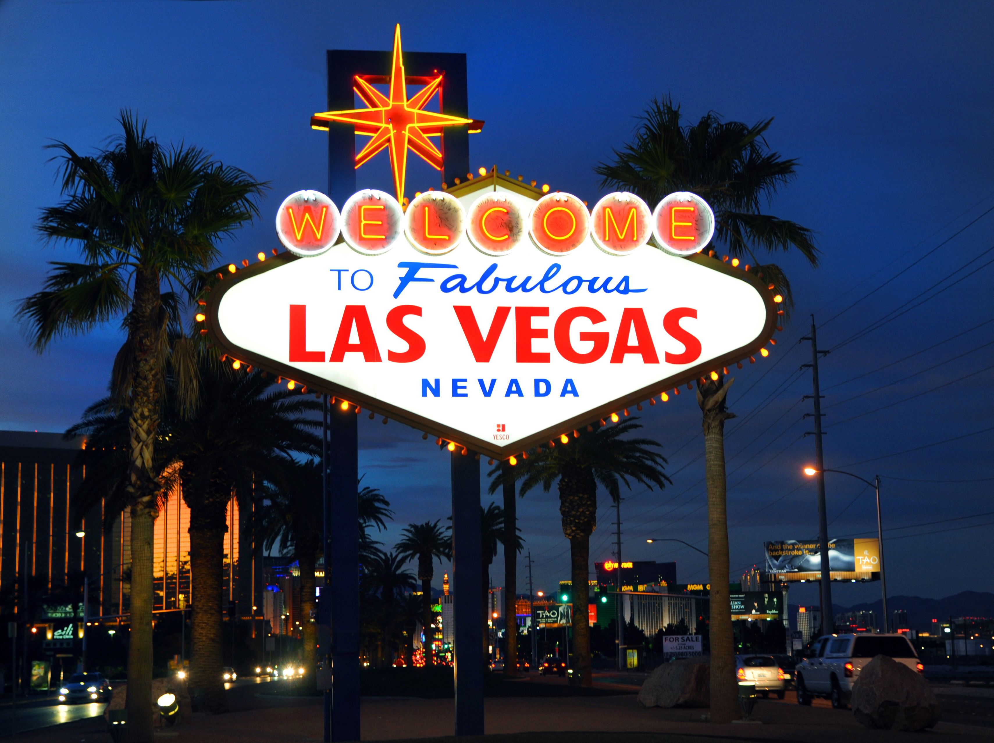 Welcome to Fabulous Las Vegas sign