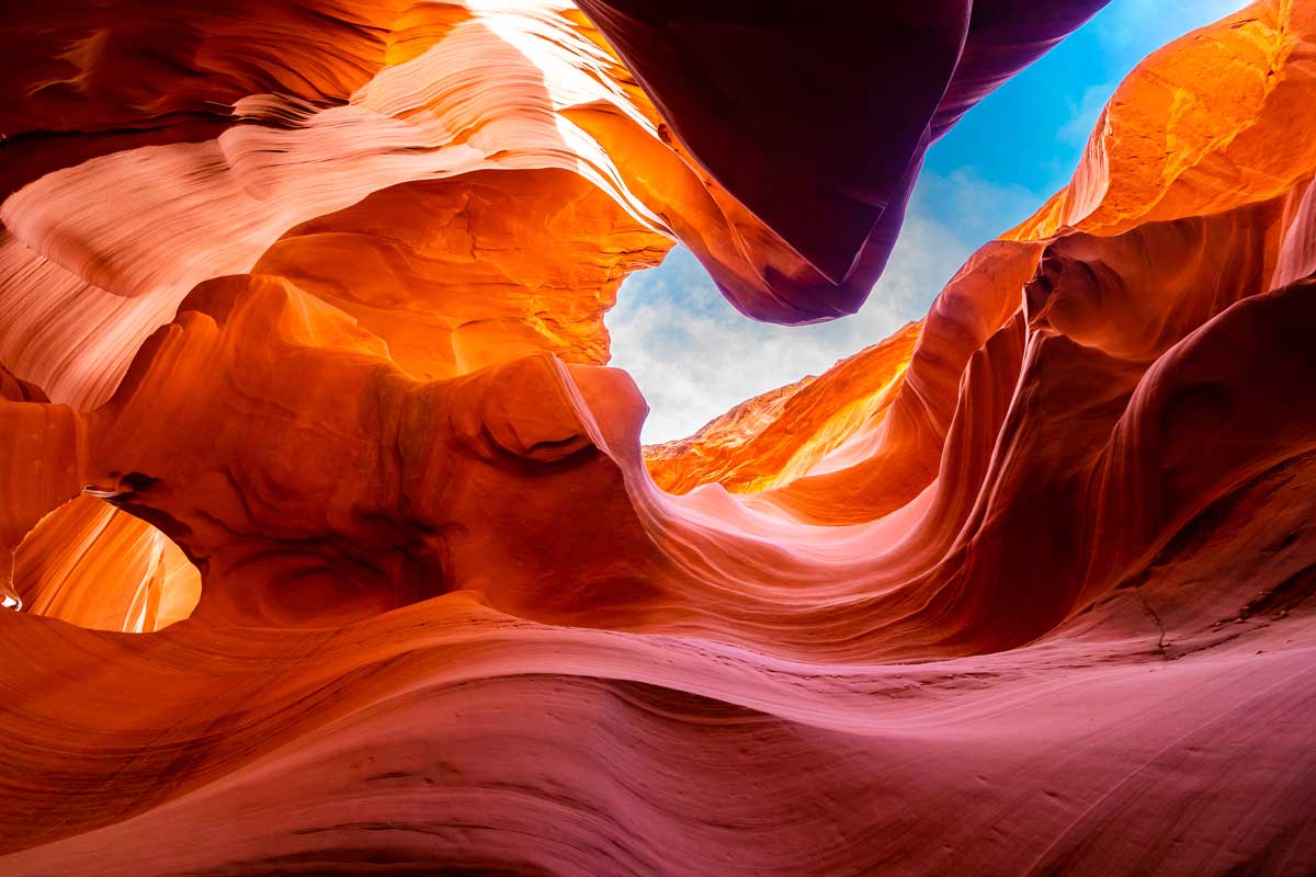 Antelope Canyon slot canyon
